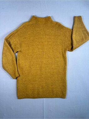 H&M Longline Rib Knit  Sweater/Dress Goldenrod Size Small